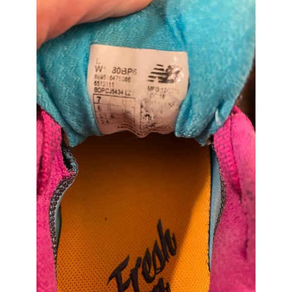 New Balance Fresh Foam‎ Womens 
Running Walking Shoes Athletic Black Pink Size 7 - Picture 6 of 6